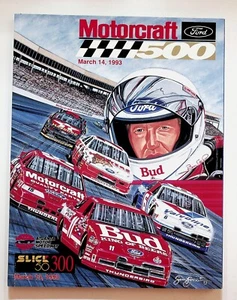 1993 March 14 Atlanta Motor Speedway Motorcraft 500 NASCAR Racing Program - Picture 1 of 2