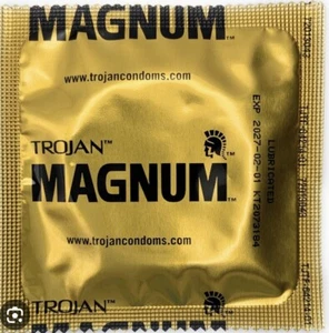 TROJAN Magnum Lubricated Large Condoms, Lubricated Condoms, 100 Count - Picture 1 of 1