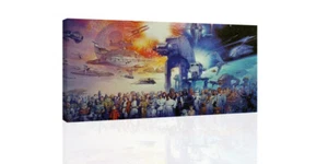 Star Wars Universe - CANVAS OR PRINT WALL ART - Picture 1 of 2