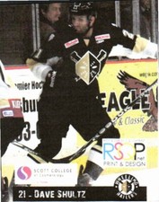 Dave Schultz 2012-13 Wheeling Nailers SGA