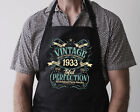 91st Birthday Gift Present  1933 90 Years Old Cooking Chefs Apron Kitchen