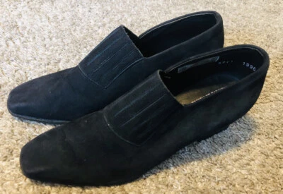 Arche France Negro Vestido Cuña Zueco Mocasines Zapatos de Bomba Para Mujer EE. UU. Talla 6 EU 37 Foto 1 de 4