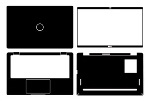 KH Carbon fiber Laptop Sticker Skin Protector Cover for Dell Latitude 7420 14" - Picture 1 of 36