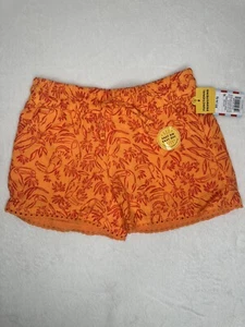 Cat & jack Girls' Shorts Orange Toucan Size XS(4/5) Summer Tropical - Picture 1 of 10