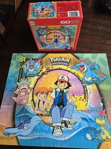 Vintage Pokemon Puzzle 60pc Gotta Catch Them All Complete EUC - Picture 1 of 3
