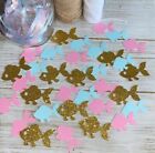 Confettis de poisson - confettis de poisson révélés par sexe - décorations de fête douche de bébé
