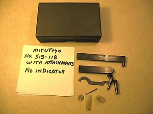 Mitutoyo 513-118 with case ONLY with accessories - Picture 1 of 5
