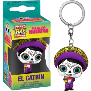 Dia De Los Muertos - El Cartin Pop! Keychain  [FUN85780] - Foto 1 di 1