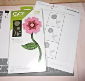 NEW-AccuQuilt GO! Fabric Cutting Die #55007 ROUND FLOWER~Easy Quilting+Applique' - Picture 1 of 7