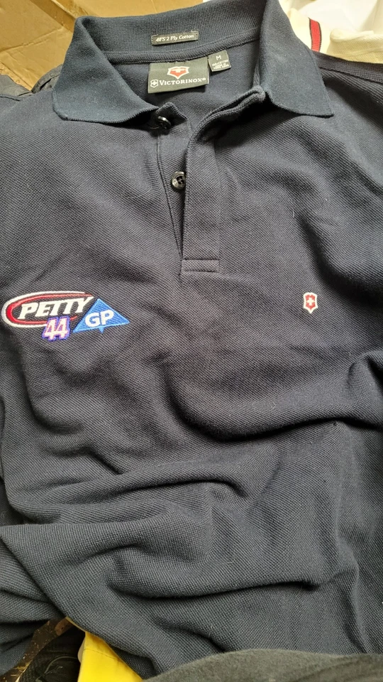 Polo Kyle Petty GP #44 negro para hombre de Victorinox M Foto 1 de 1