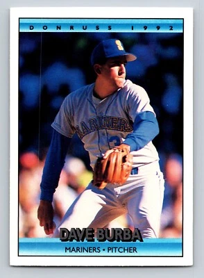 Dave Burba 1992 Donruss #566 Seattle Mariners - Image 1 of 2