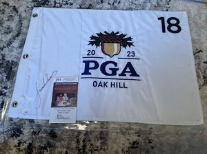 Jordan Spieth Signed Autograph 2023 PGA Championship Oak Hill 2023 Flag JSA COA - Picture 1 of 2