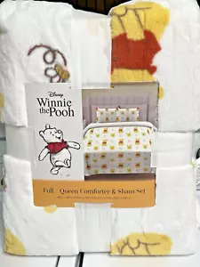 WINNIE The POOH Full/Queen Super Soft Comforter 86" x 86" 2 Shams 20" x 26" NWT - Picture 1 of 7