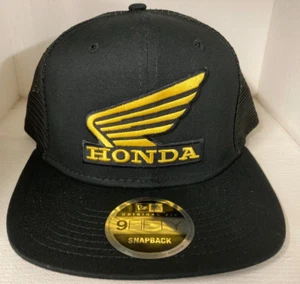 New Era 9FIFTY Retro Honda SNAPBACK TRUCKER Hat Cap Gold Wing New! - Picture 1 of 4