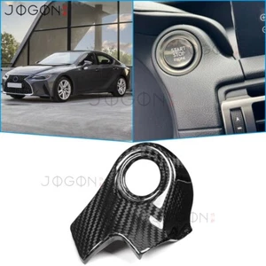 For Lexus IS 300 350 500 2021+ Dashboard Engine Start Stop Trim Panel Dry Carbon - Foto 1 di 12