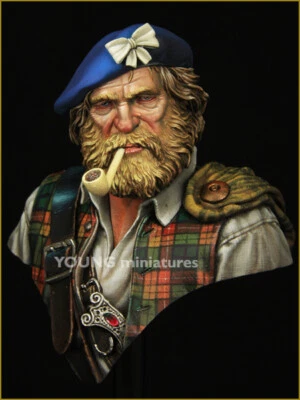 Young Miniatures 1/10 Highland Clansman YM1838 Unpainted resin Bust * - Image 1 of 3