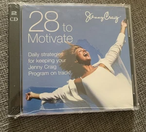 Jenny Craig 28 To Motivate Daily Strategies CD 2-Disc Set New Sealed - Imagen 1 de 3