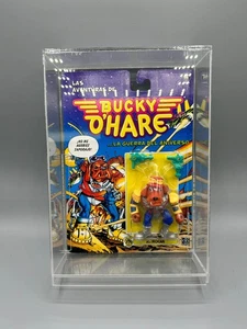 Bucky O'hare Rare Spain Card Astrocan Vintage Figur 1991 MOC im Acryl Case - Bild 1 von 6