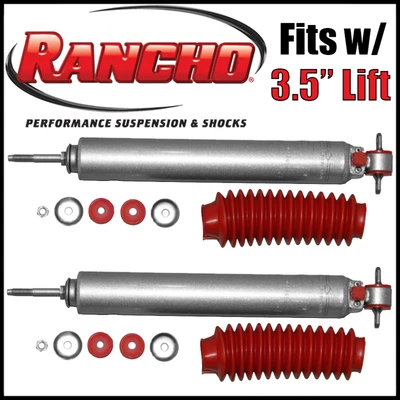Rancho RS9000XL Front Shocks PAIR fits 1997-2006 Jeep Wrangler TJ w/3.5" Lift - Image 1 of 3