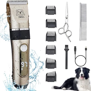 Dog Clippers, 2-Speed Professional Rechargeable Cordless Cat Shaver and Low N... - Picture 1 of 7