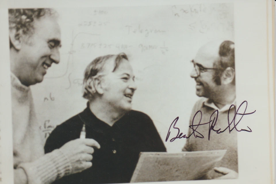 Burton Richter, orig sign Foto - Bild 1 von 1