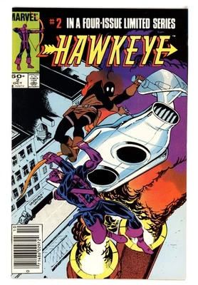 Hawkeye (1st Series) #2 NM 9.4 1983 Newsstand Mark Gruenwald Cover - Image 1 of 2