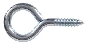 320012 .225 x 2-1/4" Zinc-Plated Large Screw Eye 50-Pack - Picture 1 of 1