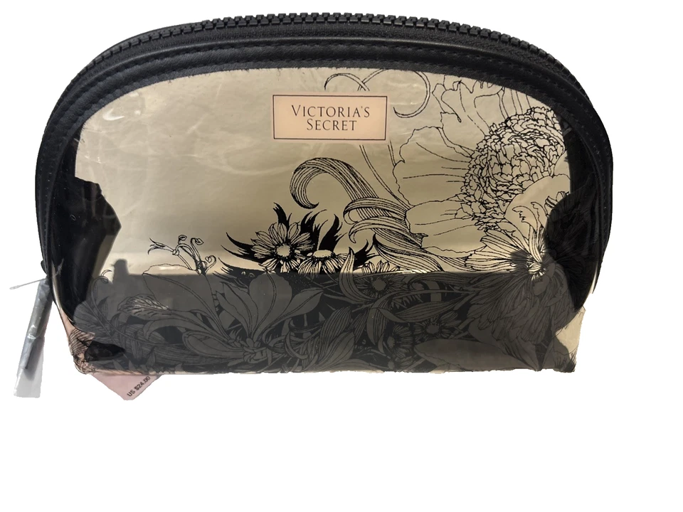 Victoria's Secret Bolso de Belleza Estampado Botánico Estuche de Maquillaje Cosmético ORGANIZADOR Foto 1 de 4