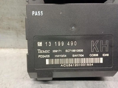 13199490 modulo elettronico per OPEL VECTRA C GTS (Z02) 2.0 16V 2002 5476665 - Immagine 1 di 3