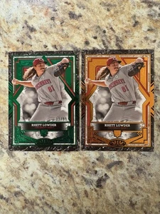 Rhett Lowder 2025 Topps Tier One Green Foil /99 Reds - Bild 1 von 2
