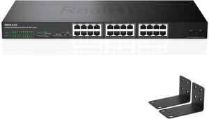 24 Port 2.5G Web Managed Ethernet Network Switch 24 x 2.5 Gigabit | 2 x 10G SFP+ - Picture 1 of 1