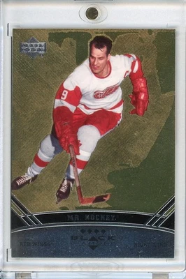 2006-07 Upper Deck Black Diamond #156 Gordie Howe Mr. Hockey GOLD /10 - Image 1 of 2
