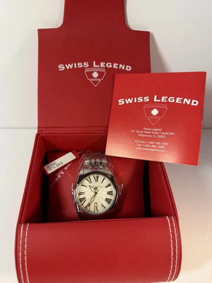 NWT NOS Swiss Legend 200083c Classic SL men's watch NEW OLD STOCK - image 1 of 4