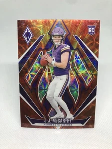 2024 Panini Phoenix JJ J.J. McCarthy #185 Fireburst Prizm 203/350 Rookie Card RC - Imagen 1 de 2