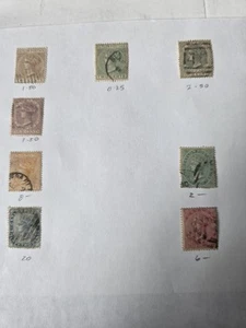 Ceylon Queen Victoria Postage Stamps - Picture 1 of 1
