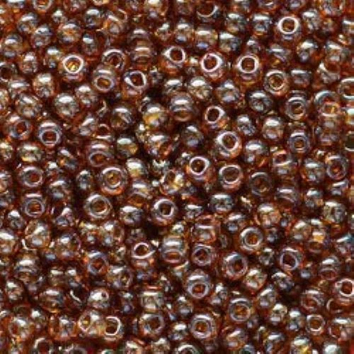 Topacio oscuro medio/marrón brillo checo PRECIOSA® vidrio 11/0 cuentas de semillas, 1 Hank Foto 1 de 1