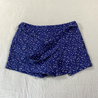 Vineyard Vines Skirt Skort Womens 10 Blue White Polka Dot Tie 30" Waist Casual - Image 1 of 4