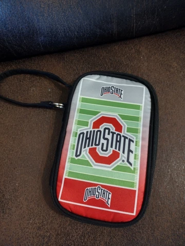 Ohio State Buckeyes Cross Body Small Zipper Bag Purse Wallet Cover