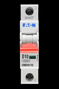 EATON 10 AMP TYP D 10kA MCB SCHUTZSCHALTER EMDH110 - Bild 1 von 7