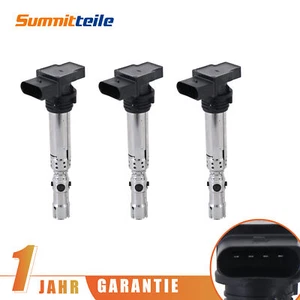 3X bobina de encendido gasolina para SEAT Ibiza III Skoda Fabia VW Polo 9N Fox 1.2 AWY BMD - Imagen 1 de 10