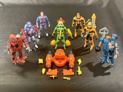 Kenner Centurions lot.  Max, Ace, Jake, Doc Terror, Hacker, Tidal Blast Cover