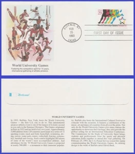 USA6 #2748 U/A FLEETWOOD FDC Juegos Universitarios Mundiales Buffalo - Imagen 1 de 1