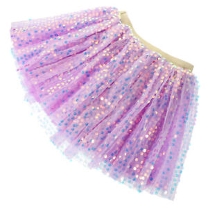  Children Tutu Skirt for Girls Sequin Kawaii Fluffy Princess