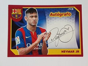 2014-15 Neymar Jr. Printed Autograph #149 Panini Official FC Barcelona Set Rare - Picture 1 of 12