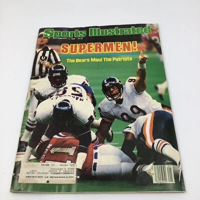 Sports Illustrated Supermen The 85 Bears Maul The Patriots 3 de febrero de 1986 Foto 1 de 2