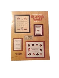 Canterbury Designs It's a Kid's World Angie Newton Counted Cross Stitch Patterns - Picture 1 of 2