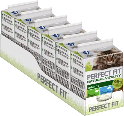 36x50g Perfect Fit Katzenfutter Nass Natural Vitality Adult 1+ Truthahn & Hochse - Bild 1 von 4