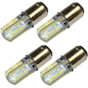Paquete de 4 bombillas LED 110V BA15d para máquina de coser modelos Singer 5017-9900 - Imagen 1 de 13
