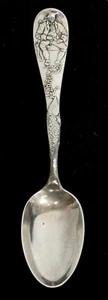 FRANK SMITH ALBANY STERLING SILVER SOUVENIR SPOON - Picture 1 of 4