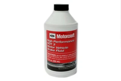 OEM NEW Ford Lincoln Motorcraft Brake Fluid High Performance DOT 3 PM-1-C 12 Oz. - Image 1 of 3